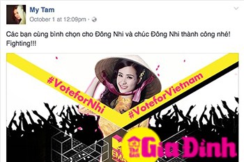 Sao Việt đồng lòng kêu gọi ủng hộ Đông Nhi tại EMA 2016
